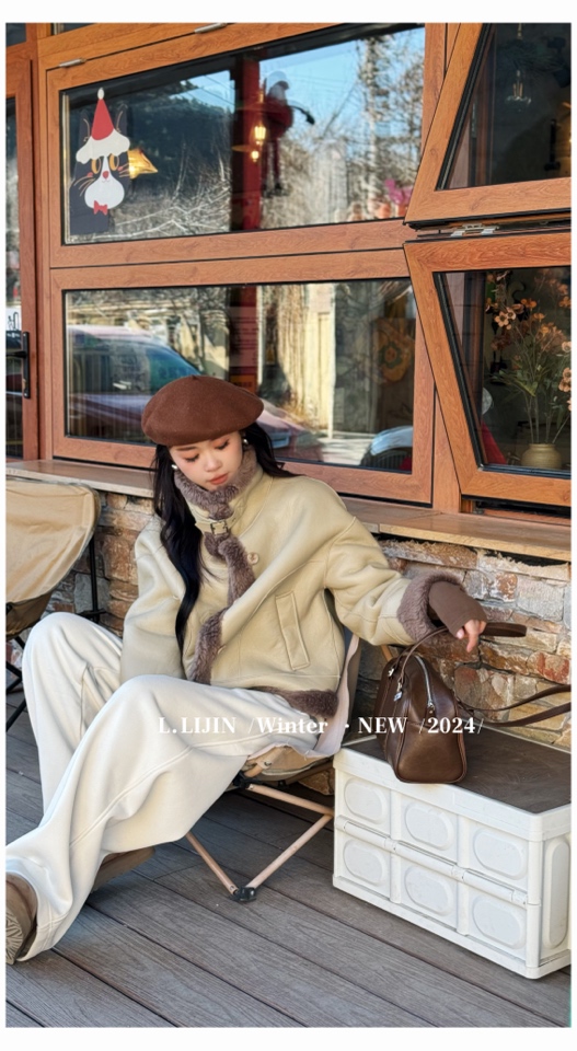 洛俪金冬季新款短外套