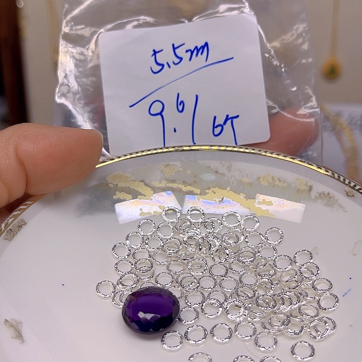 紫晶颈饰银S925镶嵌紫晶925镶嵌160