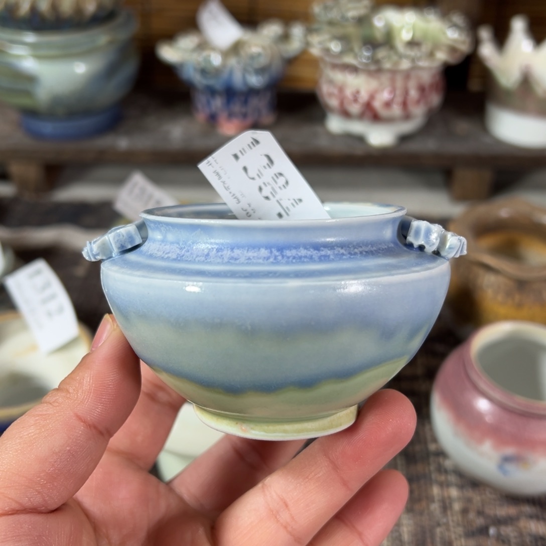 红陶景德镇手工花盆