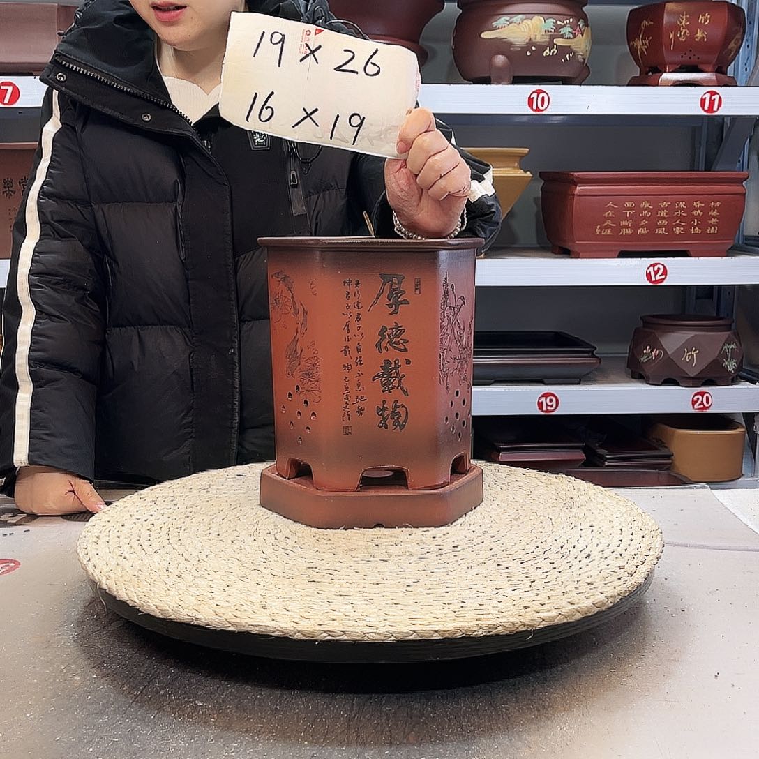 红泥花盆紫砂花盆