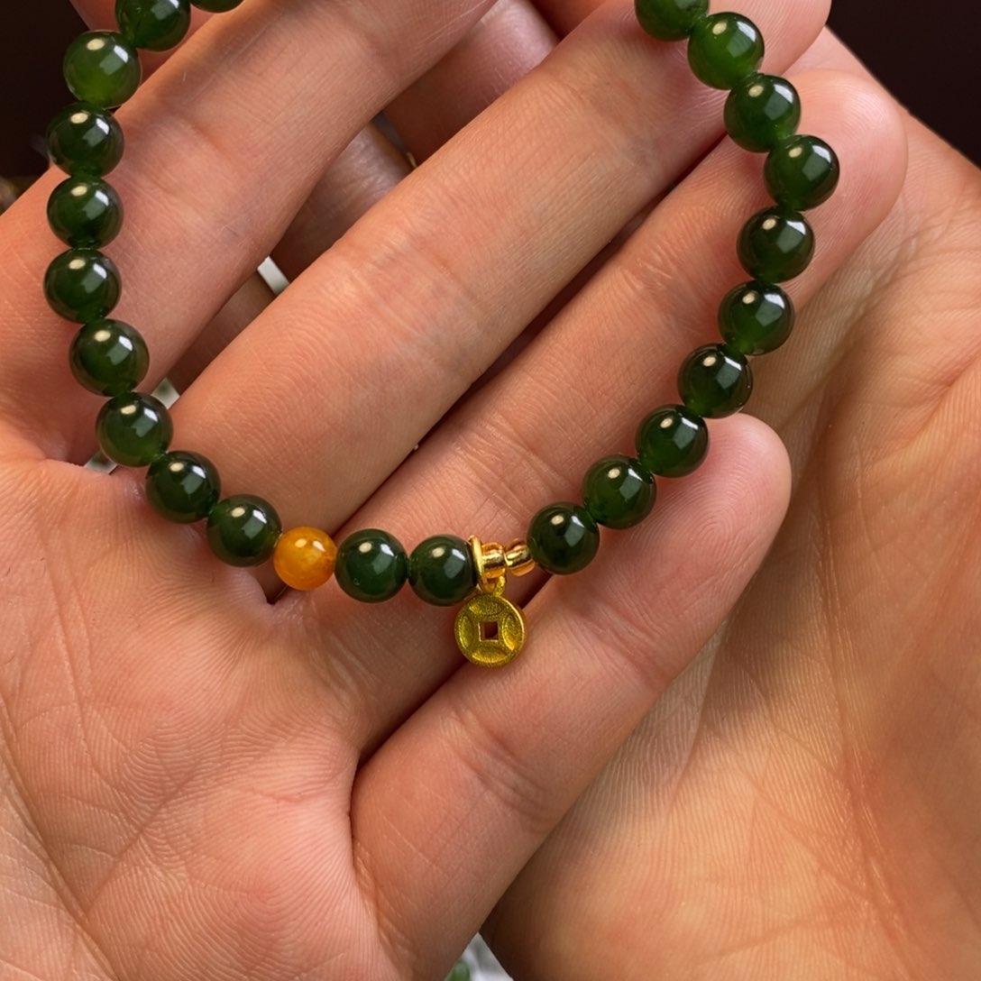 和田玉手链未镶嵌