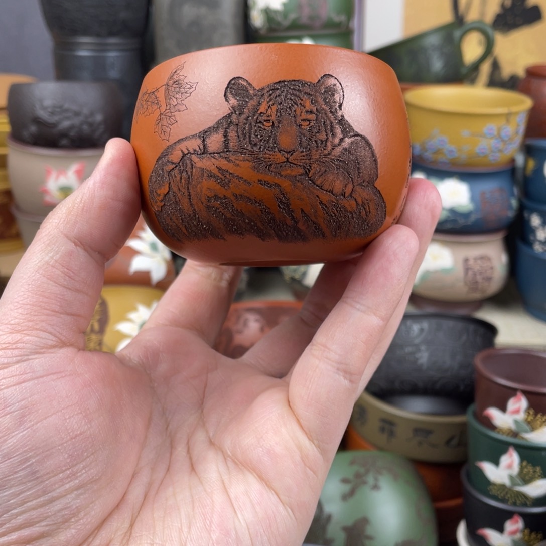 紫砂茶杯紫砂茶杯