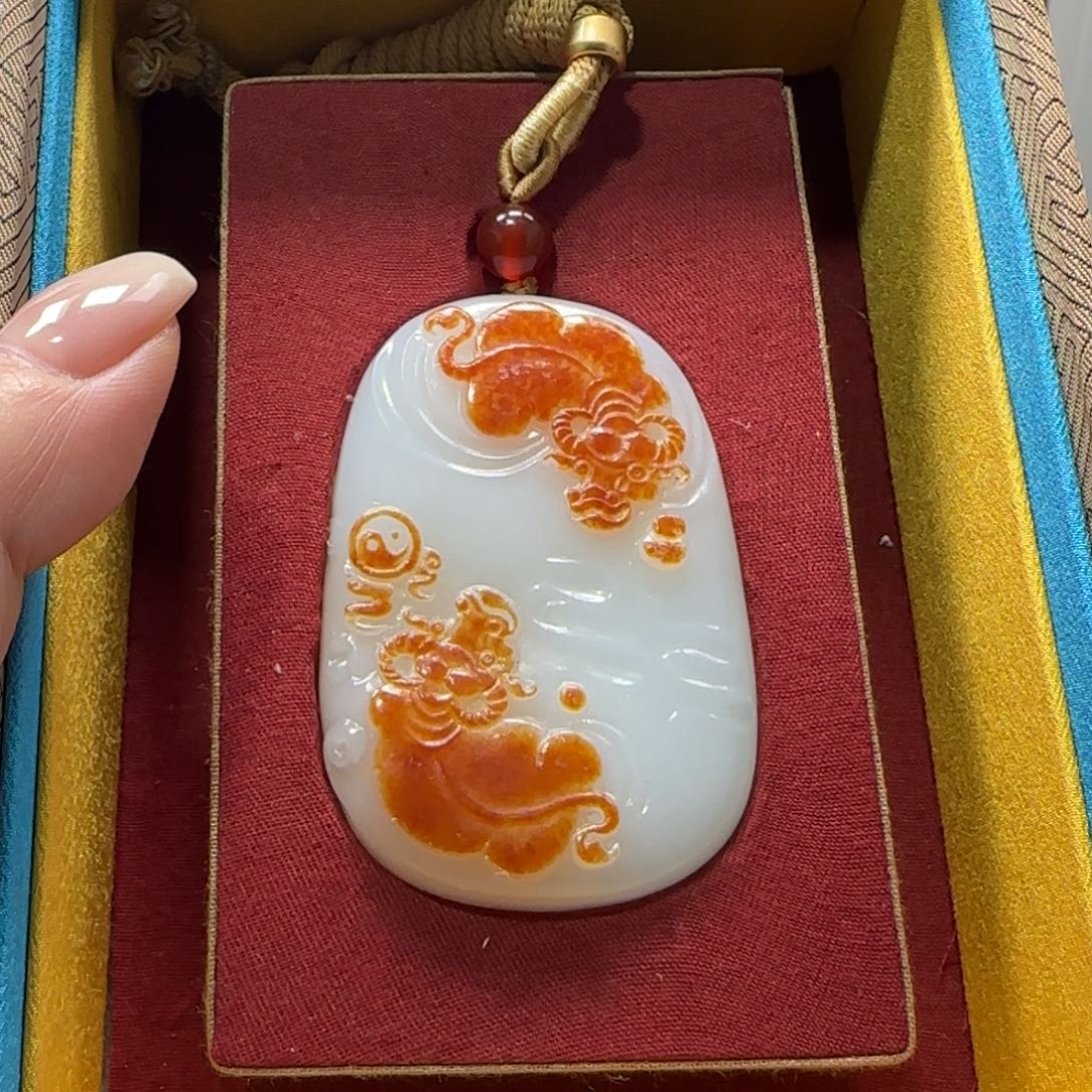 和田玉挂件未镶嵌