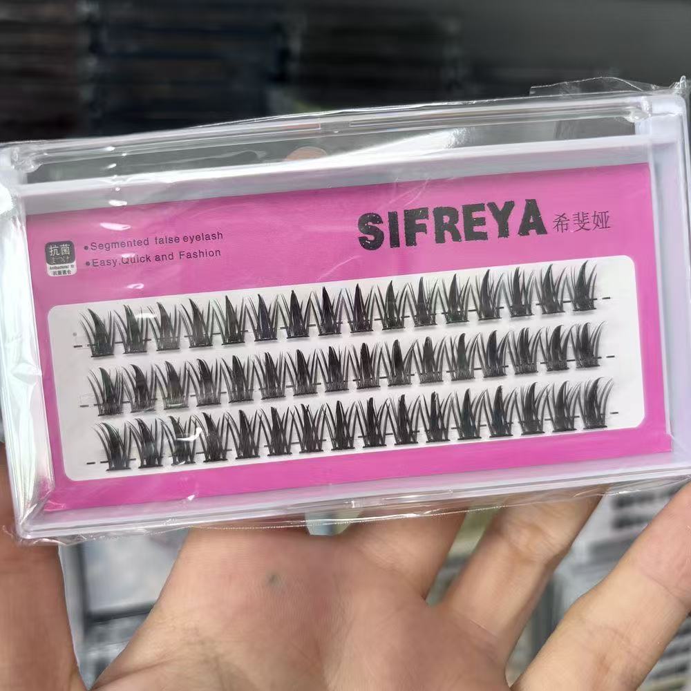 新店开业福利活动单只自然款懒人假睫毛网红同款超自然分段式