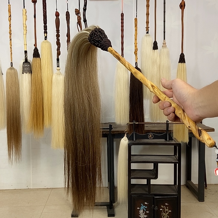 纯手工制作马尾拂尘