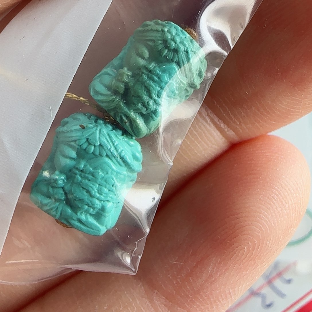 绿松石珠宝半成品未镶嵌