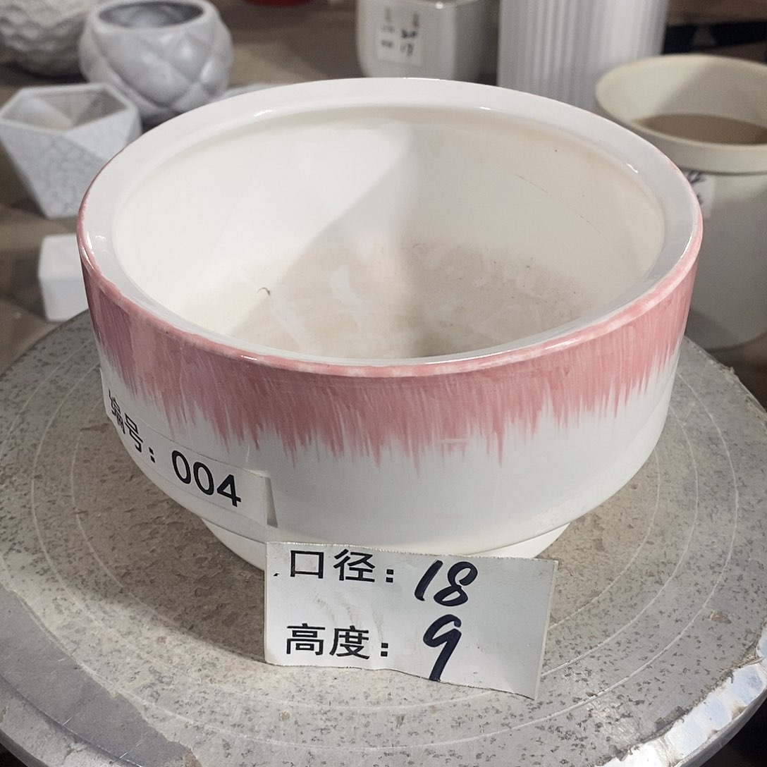 【闪购商品】陶瓷微瑕花盆-CCH004-1个小号