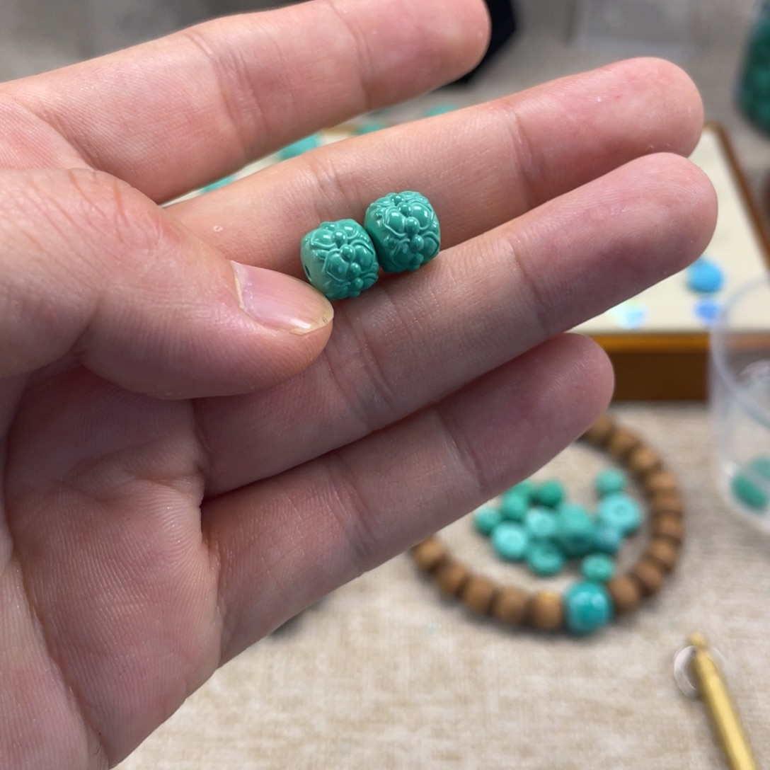 原生态湖北矿小配饰，直径9