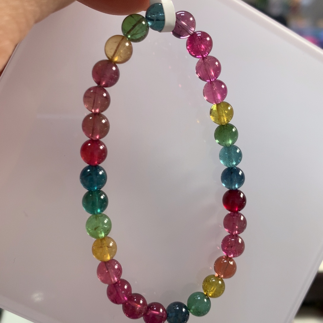 手链碧玺未镶嵌6.2左右