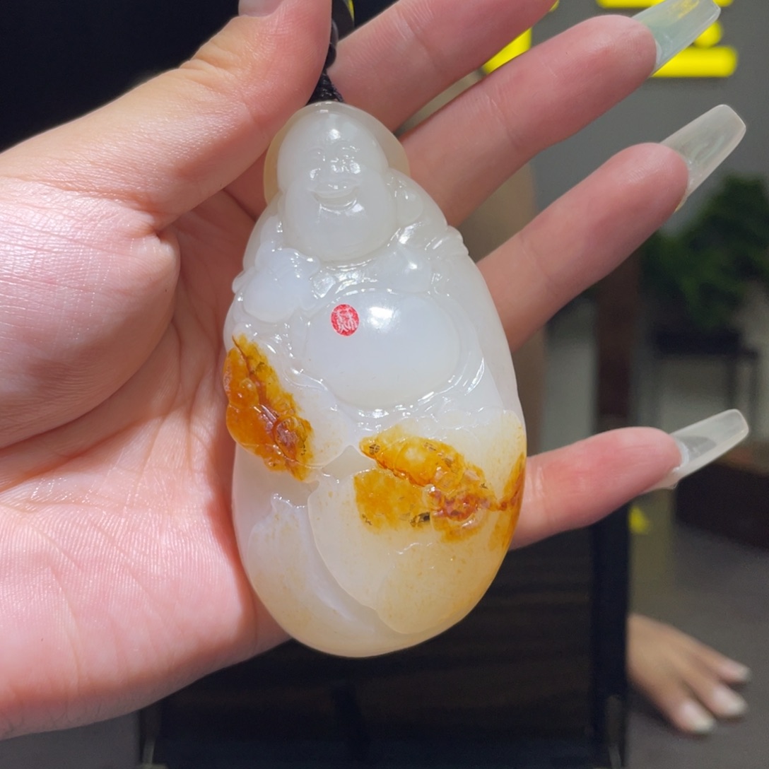 和田玉未镶嵌颈饰D1 