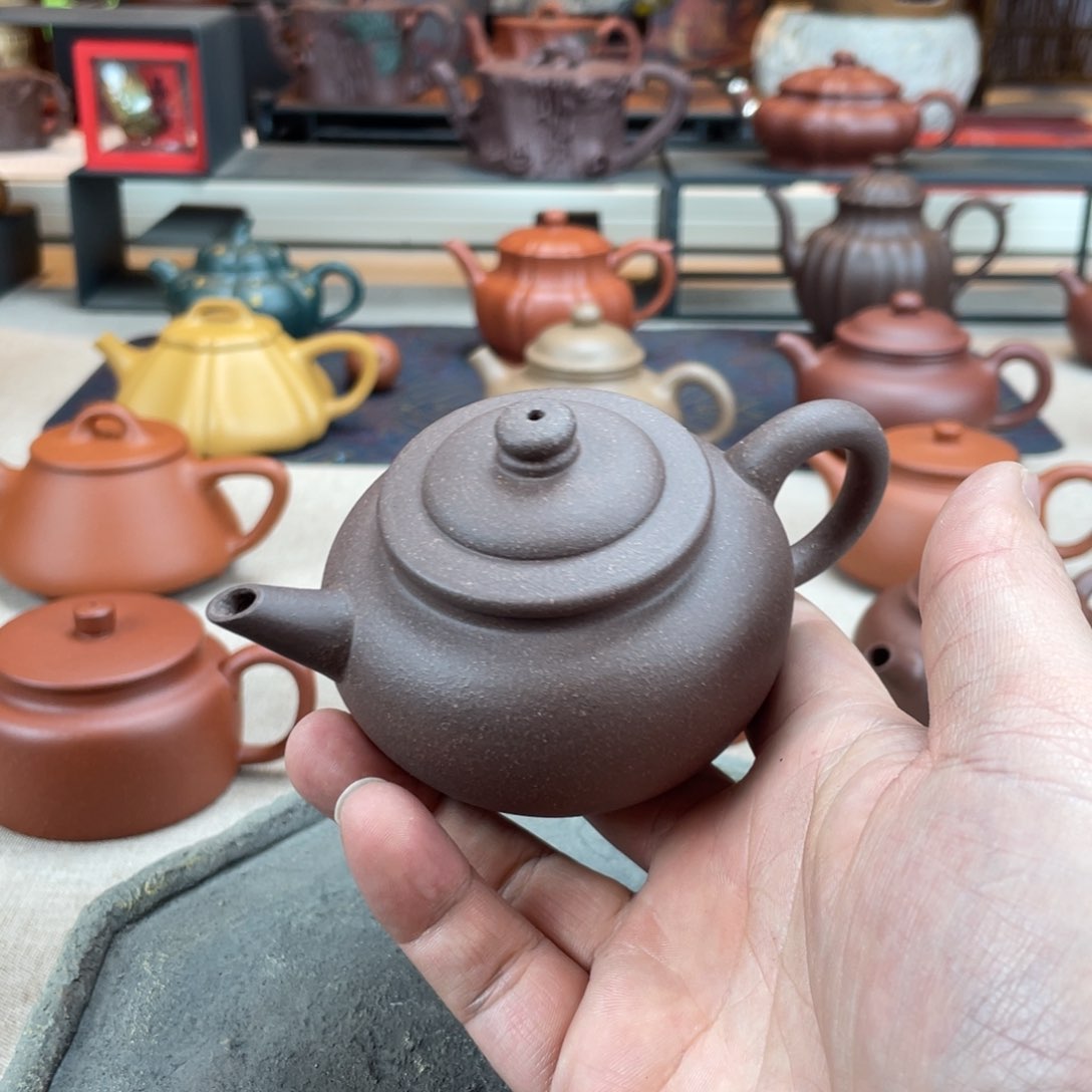 紫砂茶壶新年快乐，保原矿手工壶直播间