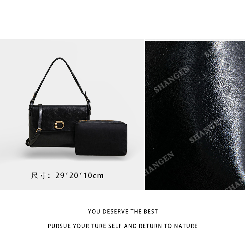 【尚恩CC】SK-93122-黑色-轻奢百搭腋下新款斜跨女包