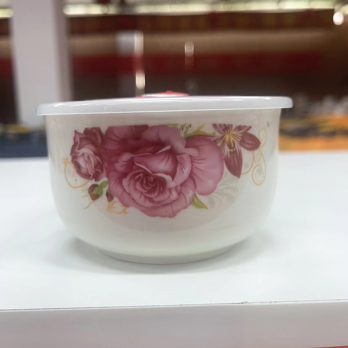 4英寸金丝玫瑰保鲜碗