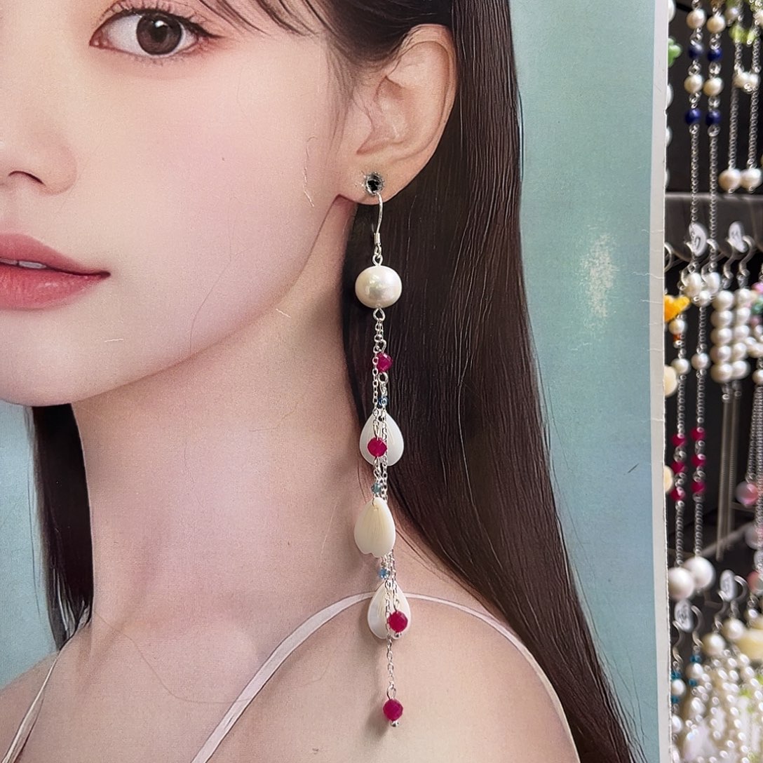 不***见925银博雅手作S925纯银耳饰