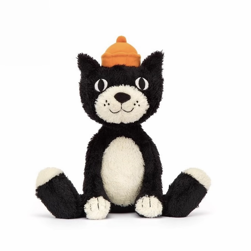 黑白猫毛绒玩偶可爱安抚娃娃公仔玩具礼物送礼