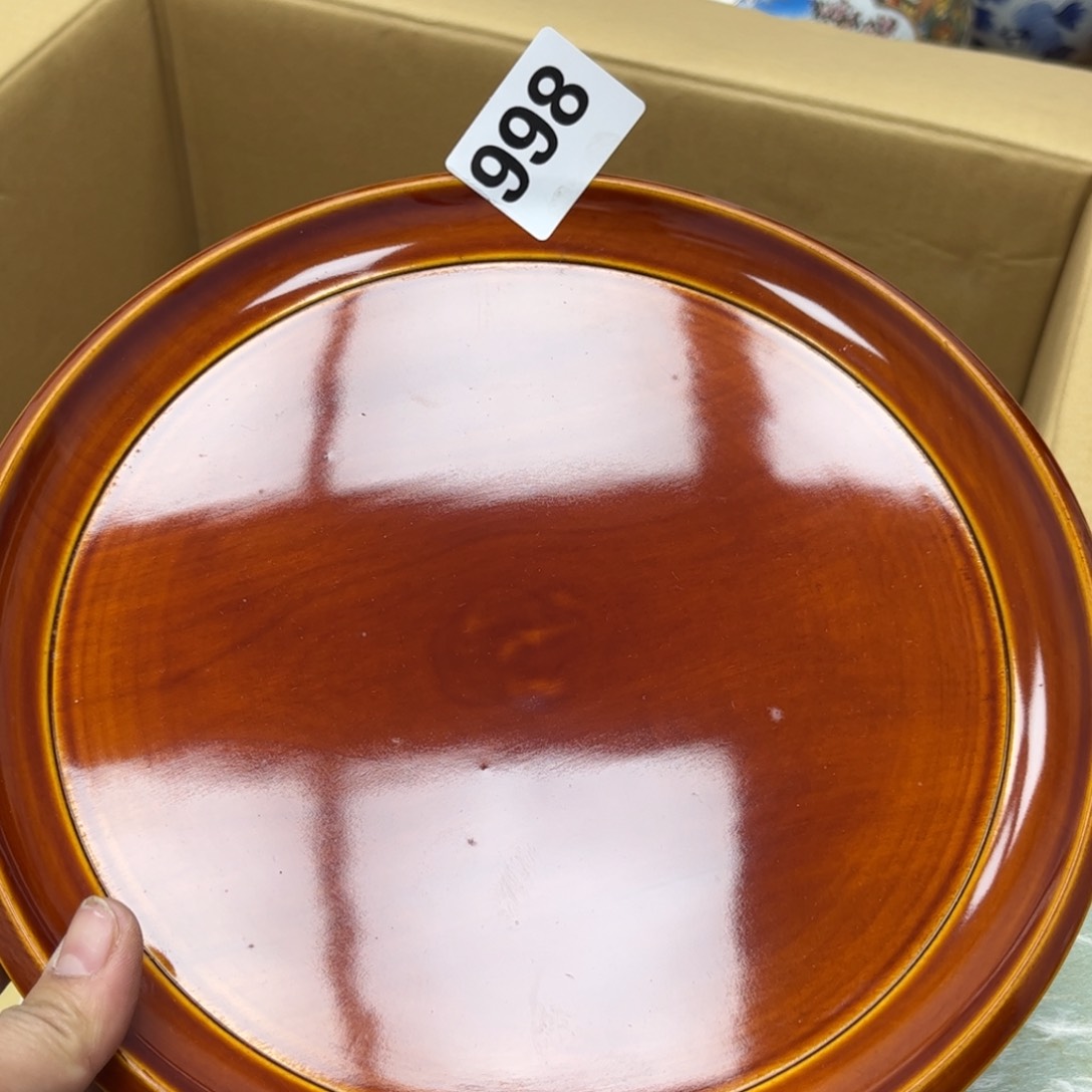 瓷片摆件工艺品摆件666 