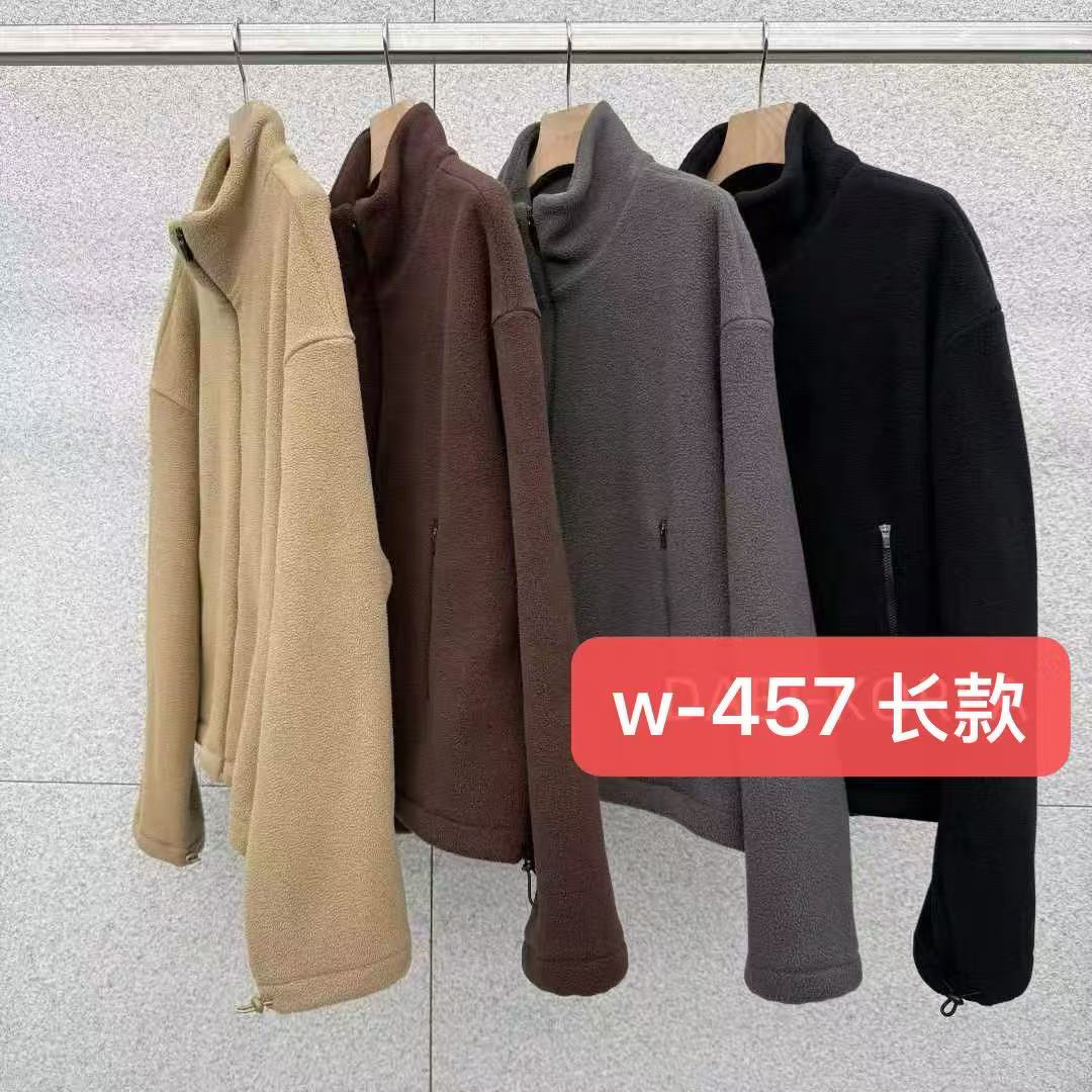 东大门At家立领摇粒绒外套保暖宽松款（不退不换）