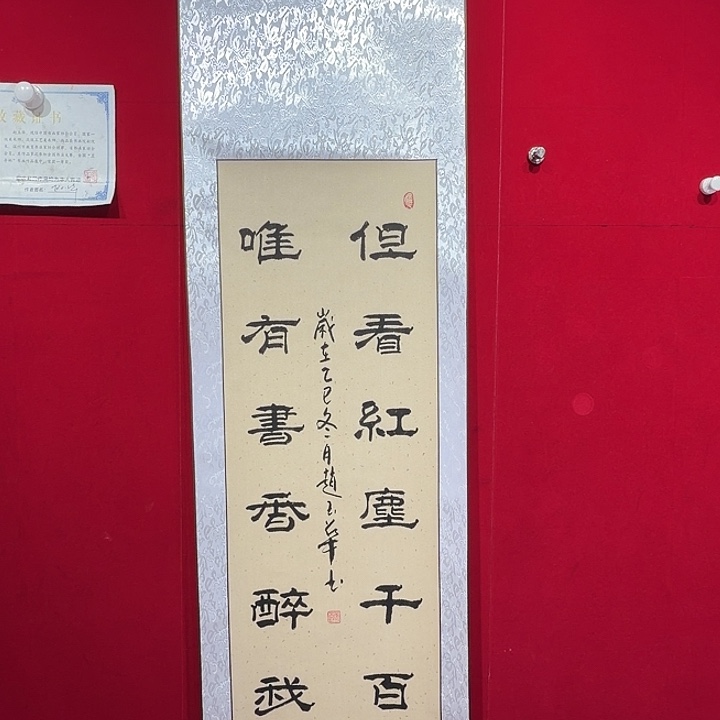 书法赵玉华老师现场书写