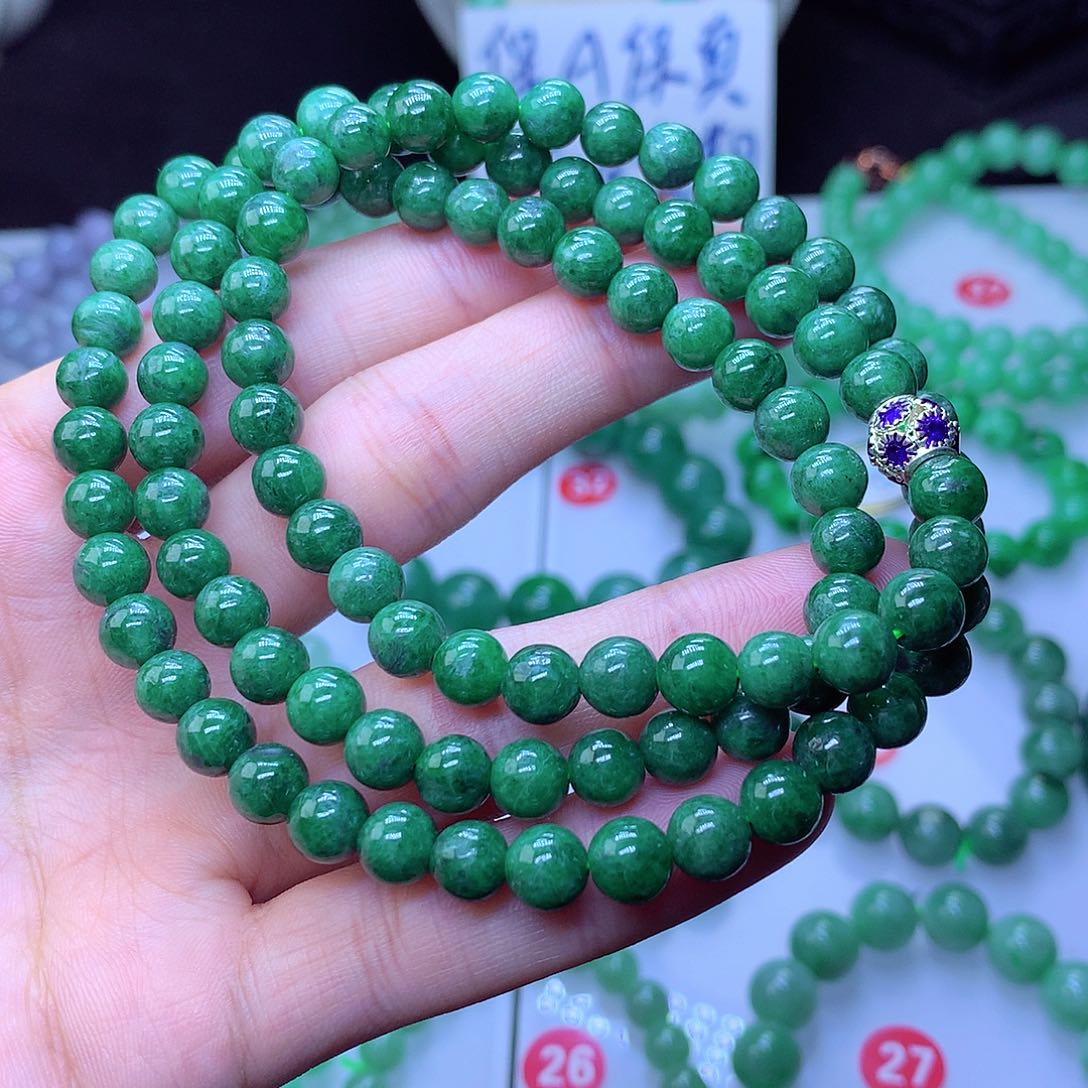 翡翠毛衣链未镶嵌卡7