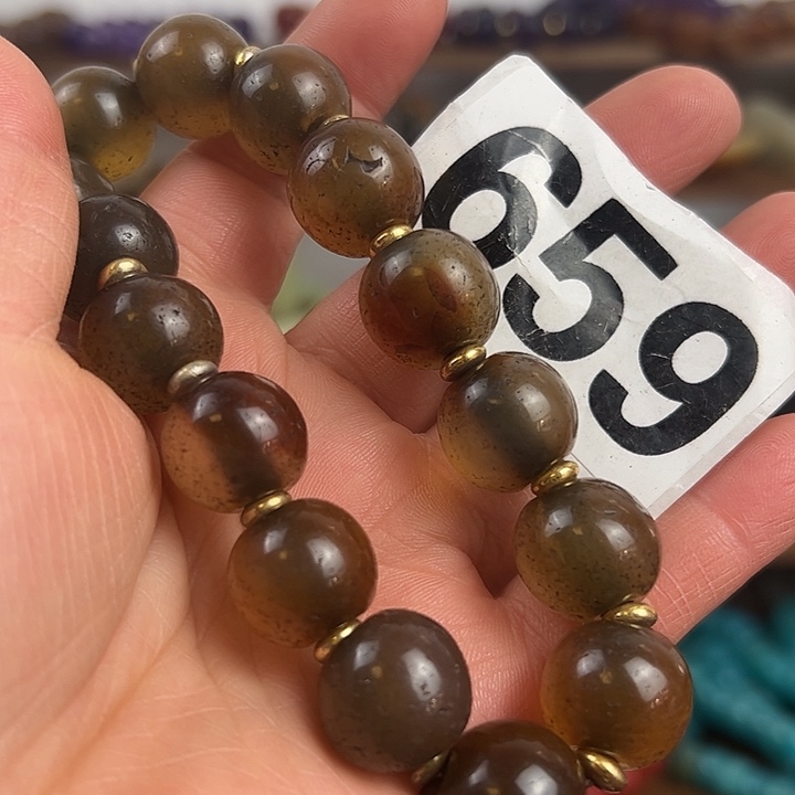 玛瑙/玉髓颈饰合金欣*