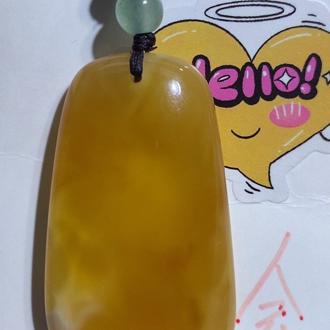 定制琥珀未镶嵌蜜蜡吊坠