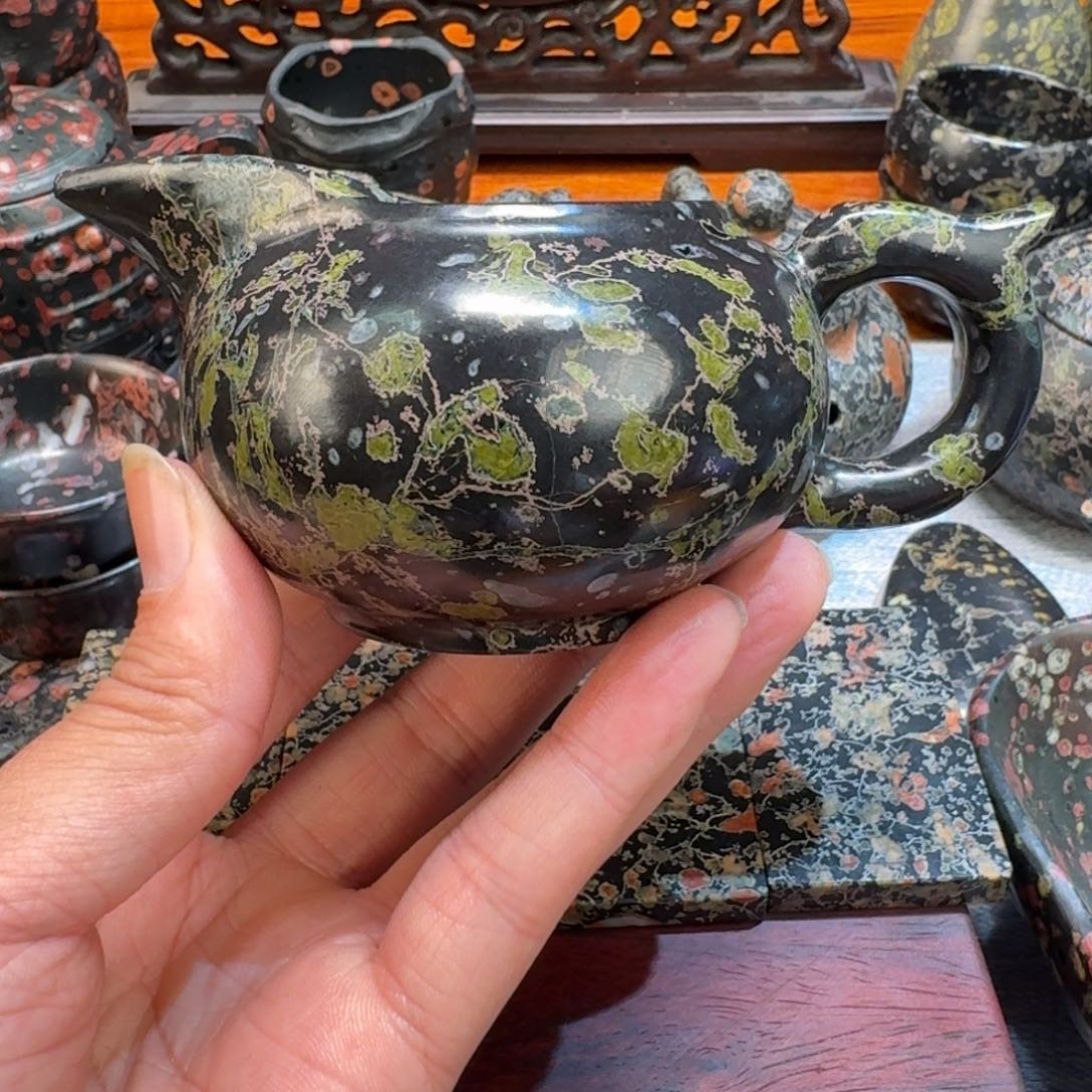 梅*朵梅花玉精品公倒杯