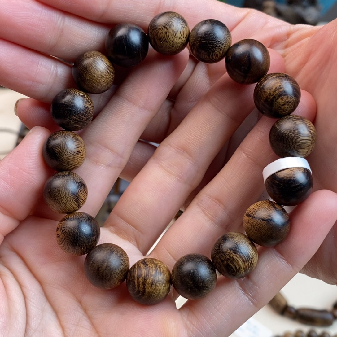 手串沉香曌越南芽庄白棋瘤疤1.2