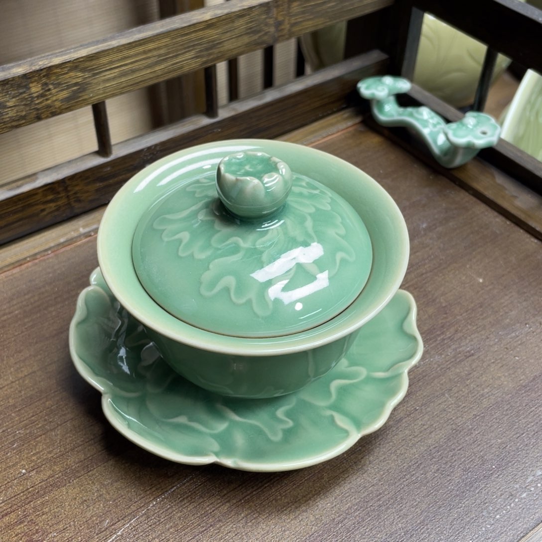 福利青瓷茶具杯子微瑕