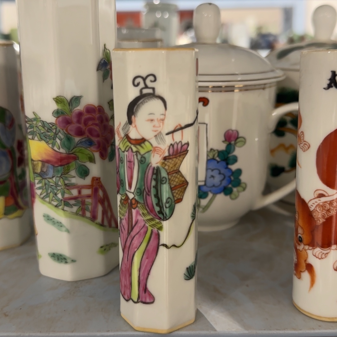 陶其他手绘瓷器，全部处理