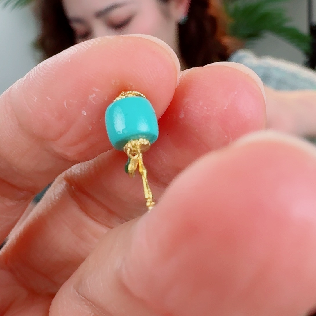 未镶嵌绿松石珠宝奇石