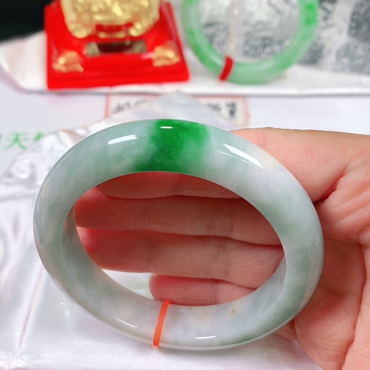 未镶嵌手镯翡翠  编号0030 正圈55