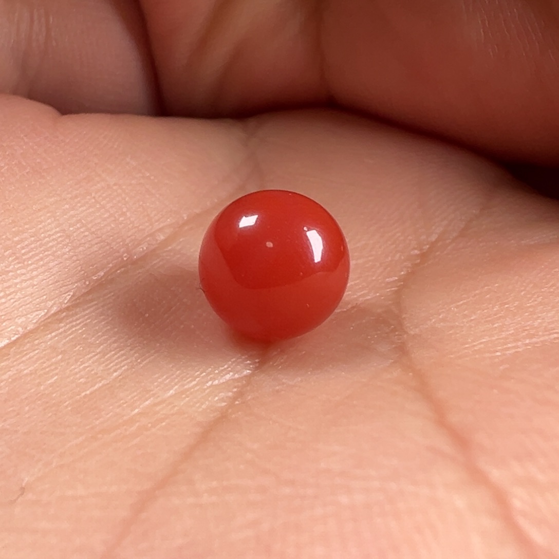 南红玛瑙圆珠9.8未镶嵌