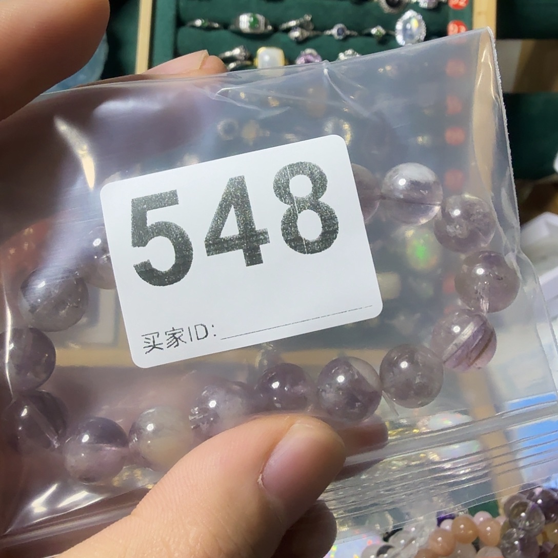 不***噎水晶未镶嵌手链水晶手链水晶