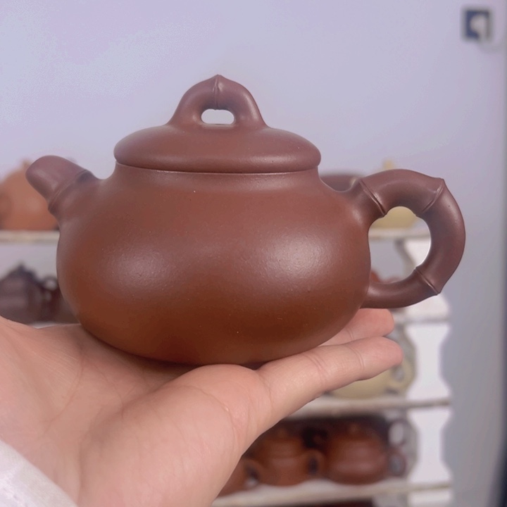 紫砂茶壶用****2竹节壶紫砂