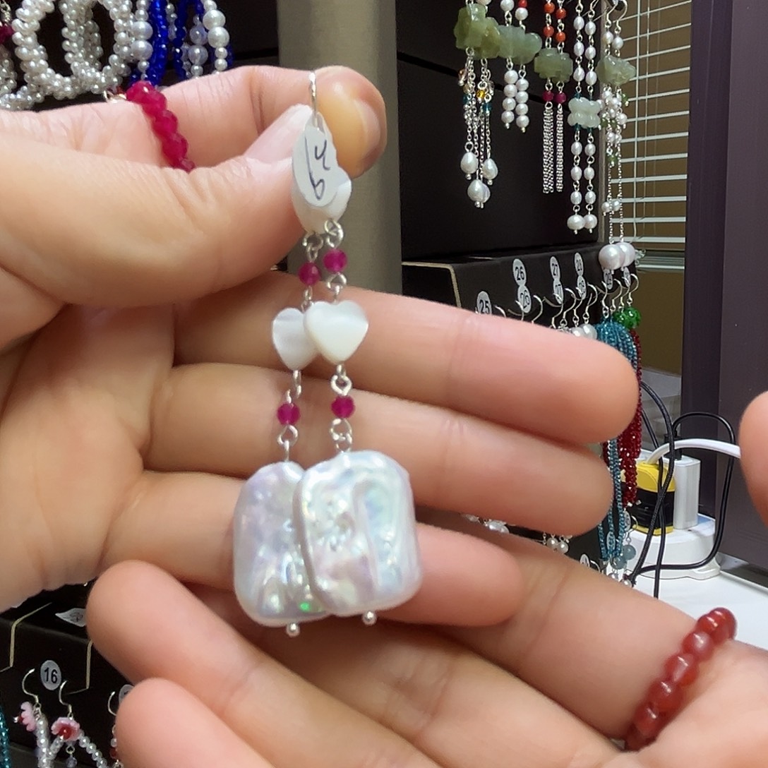 羽***羽925银博雅手作S925纯银耳饰