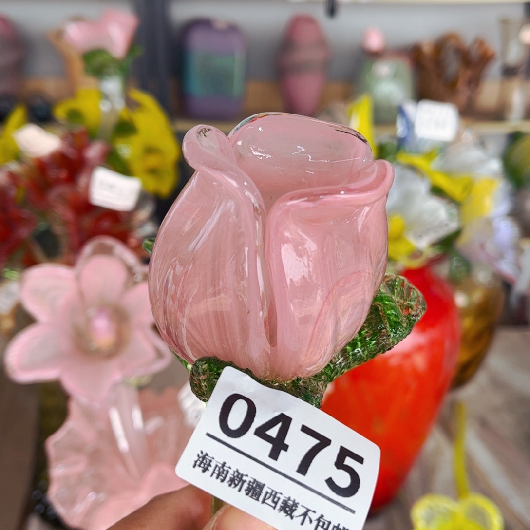 琉璃花0475 花瓶摆件长40