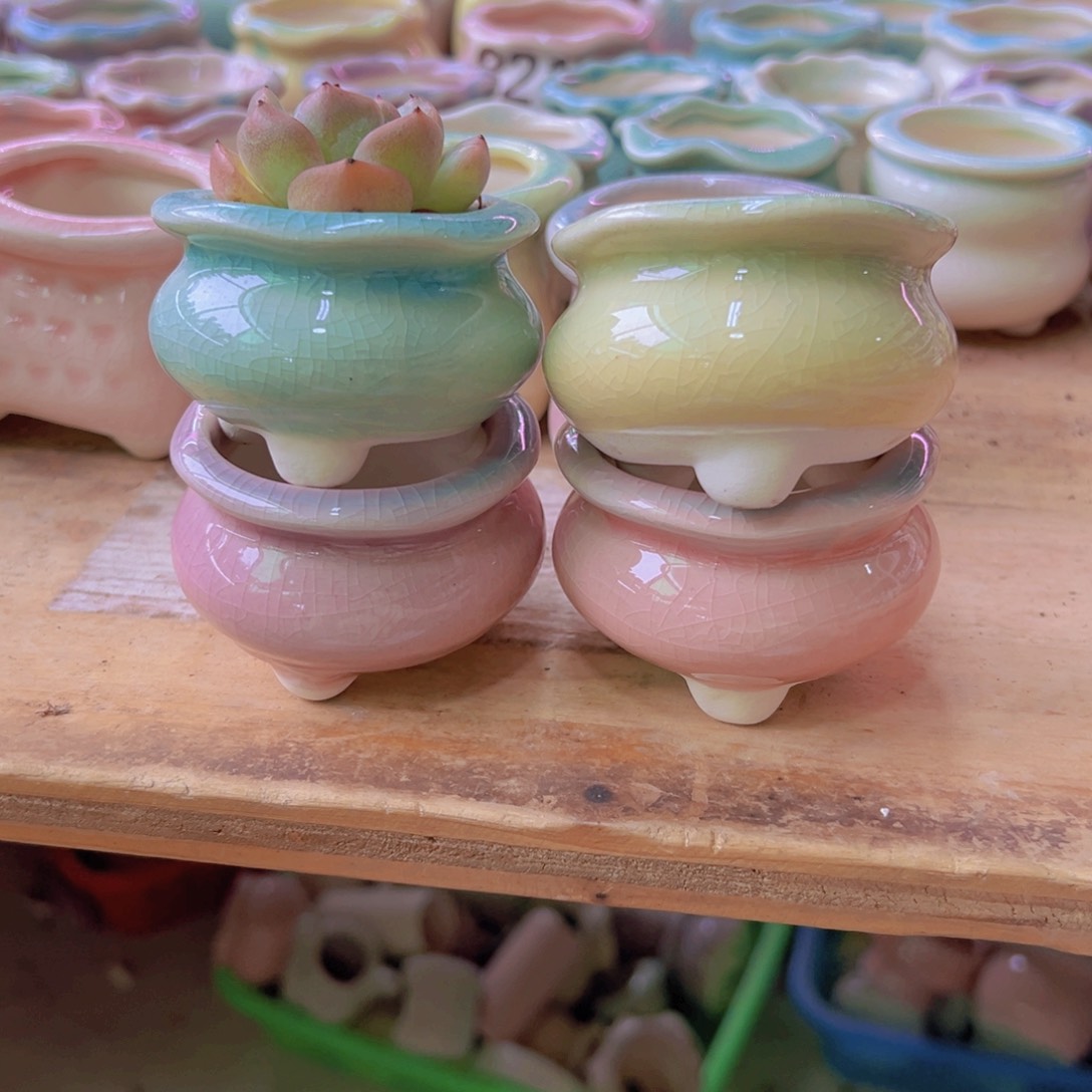 陶瓷花盆单场满12包邮