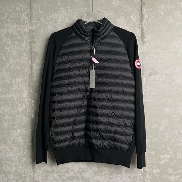 未使用 WE11 DONE M*1/大鹅羽绒拼接针织外套/14386