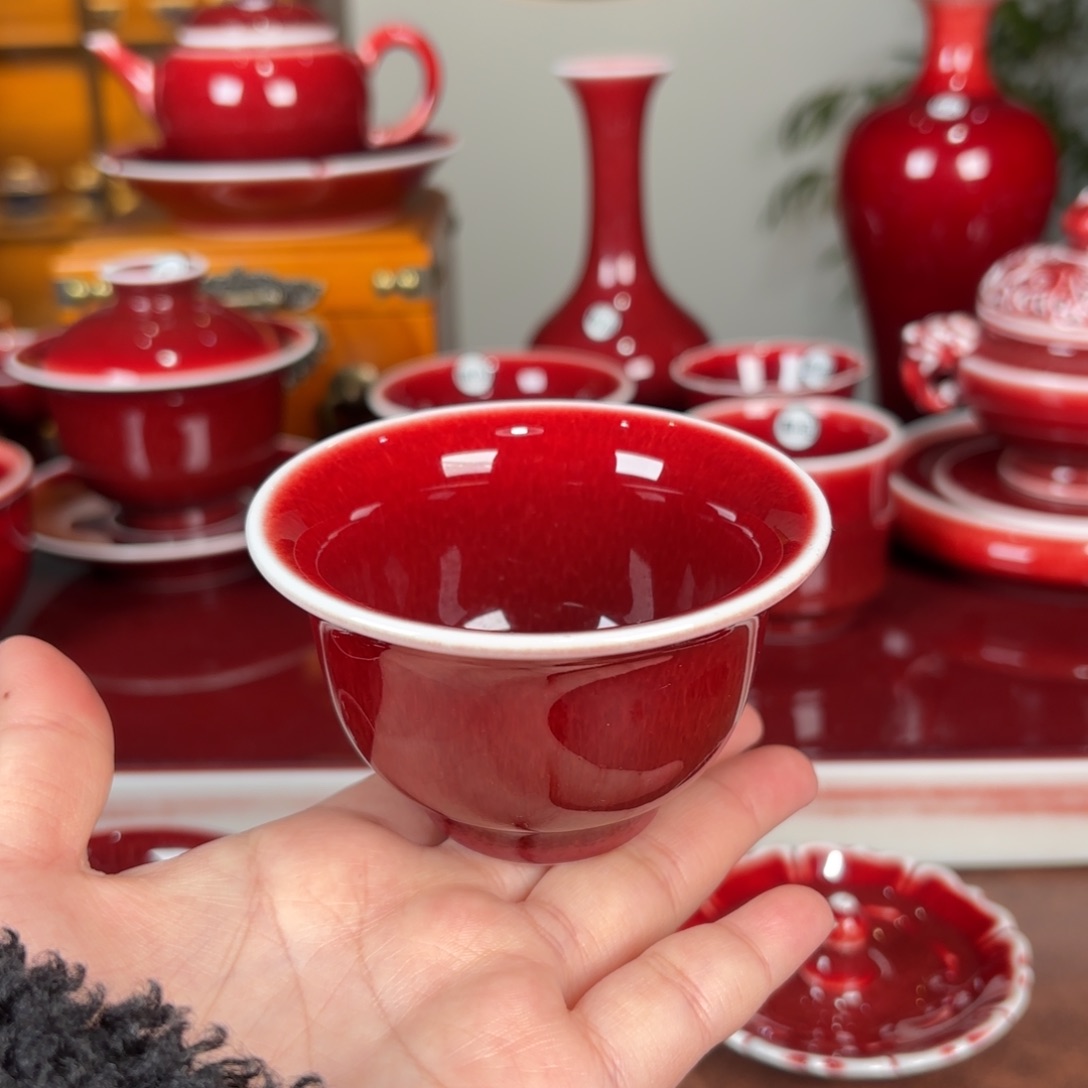 杯子景德镇高温颜色釉