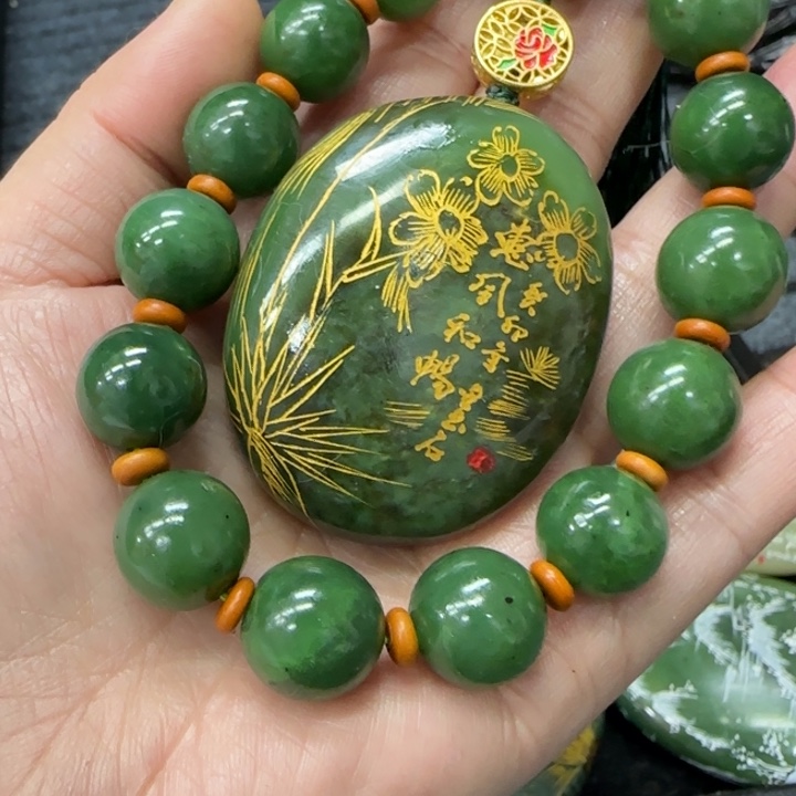 和田玉手把未镶嵌