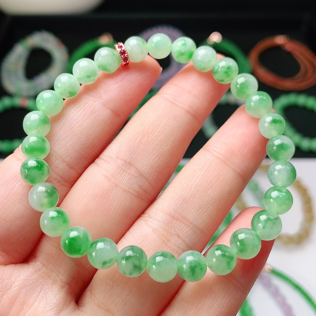 翡翠未镶嵌手链翡翠