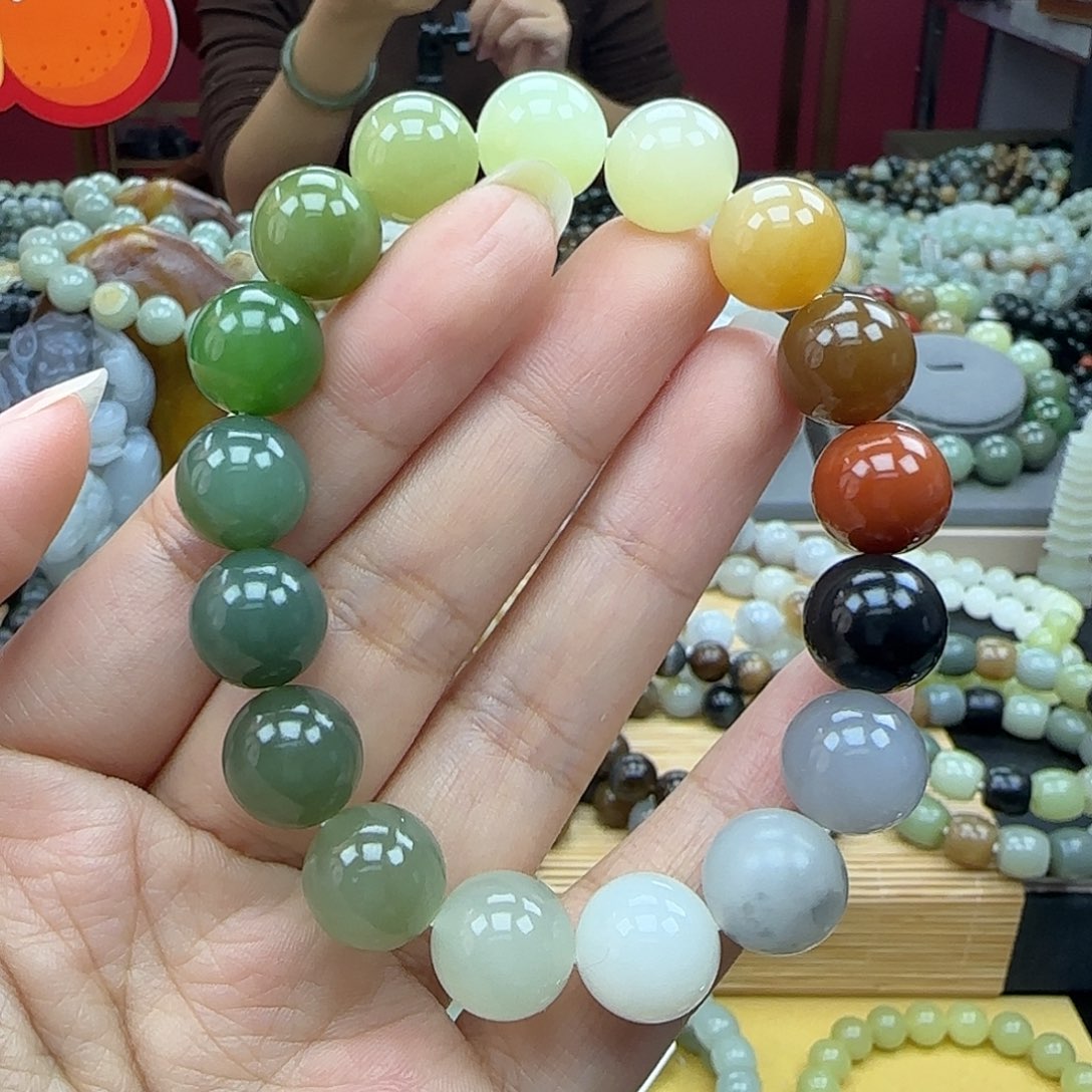 和田玉手链未镶嵌