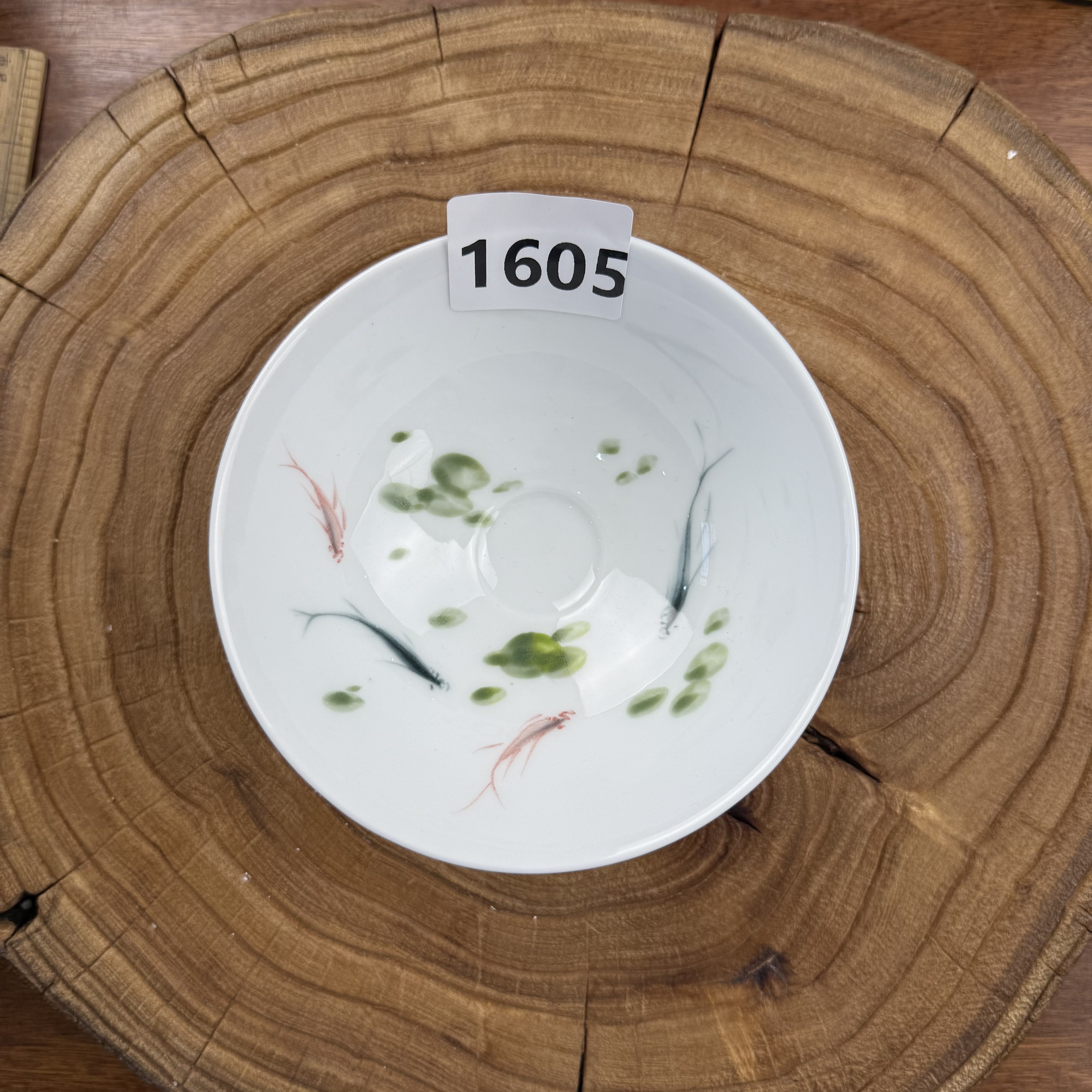 景德镇手绘釉中彩（食品级)斗笠碗1605