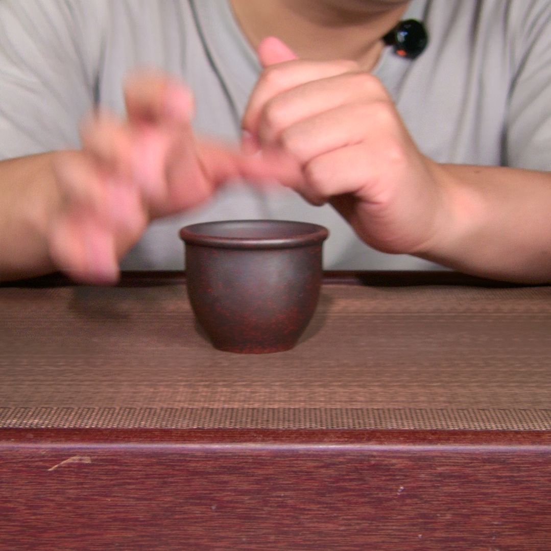 茶杯紫砂高货放漏