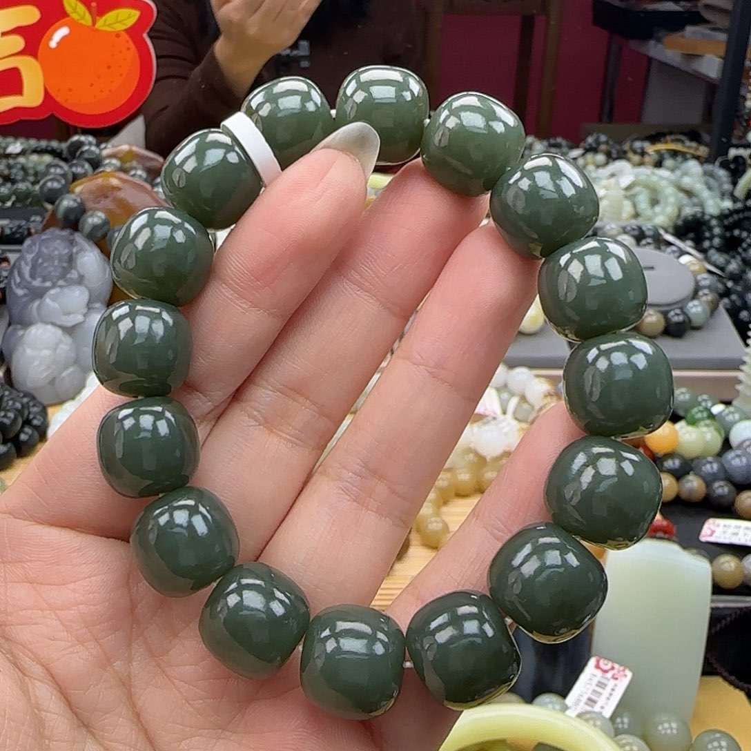 和田玉手链未镶嵌