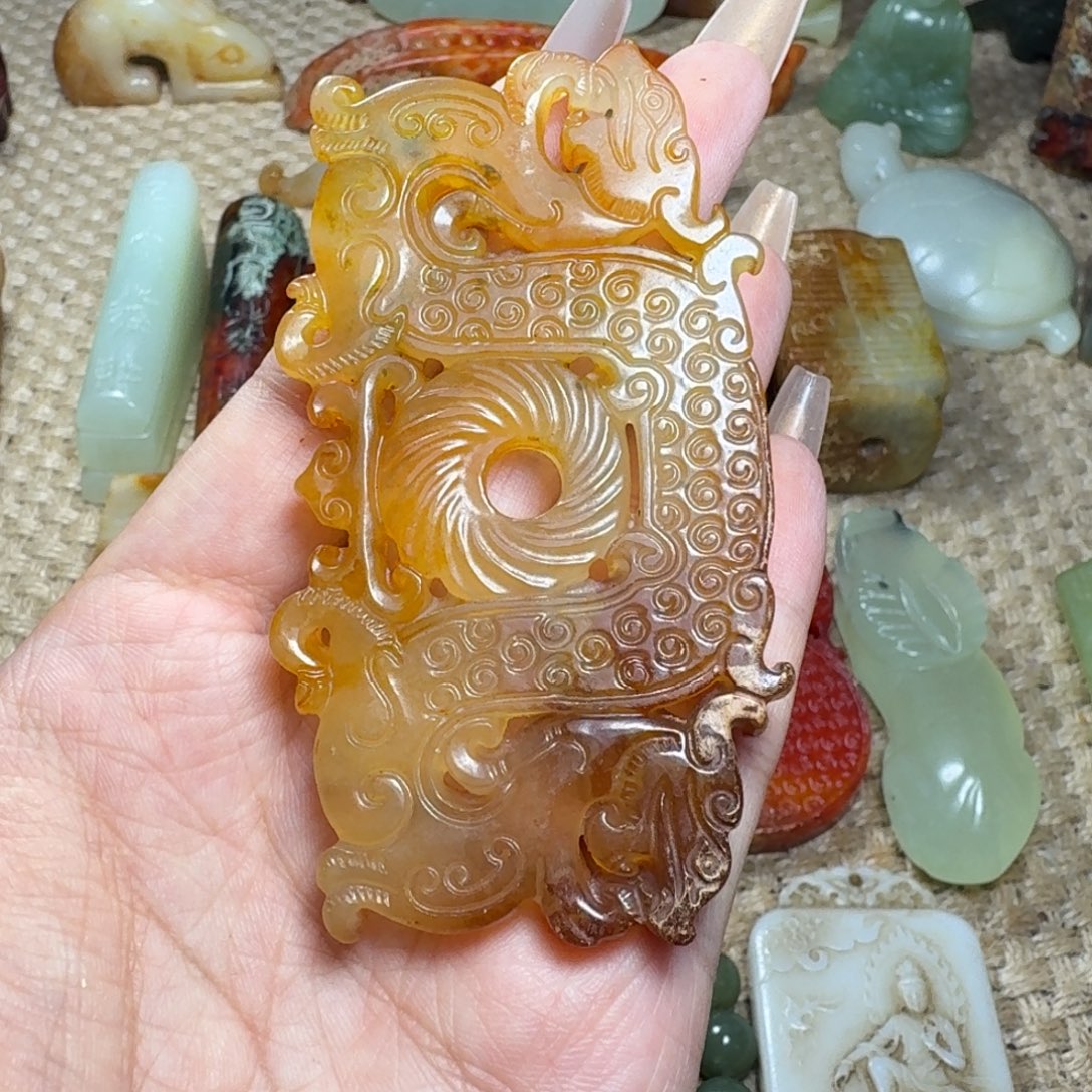 吊坠白玉菩提挂件