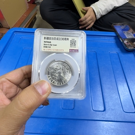 其他普通金属新疆纪念币70一枚