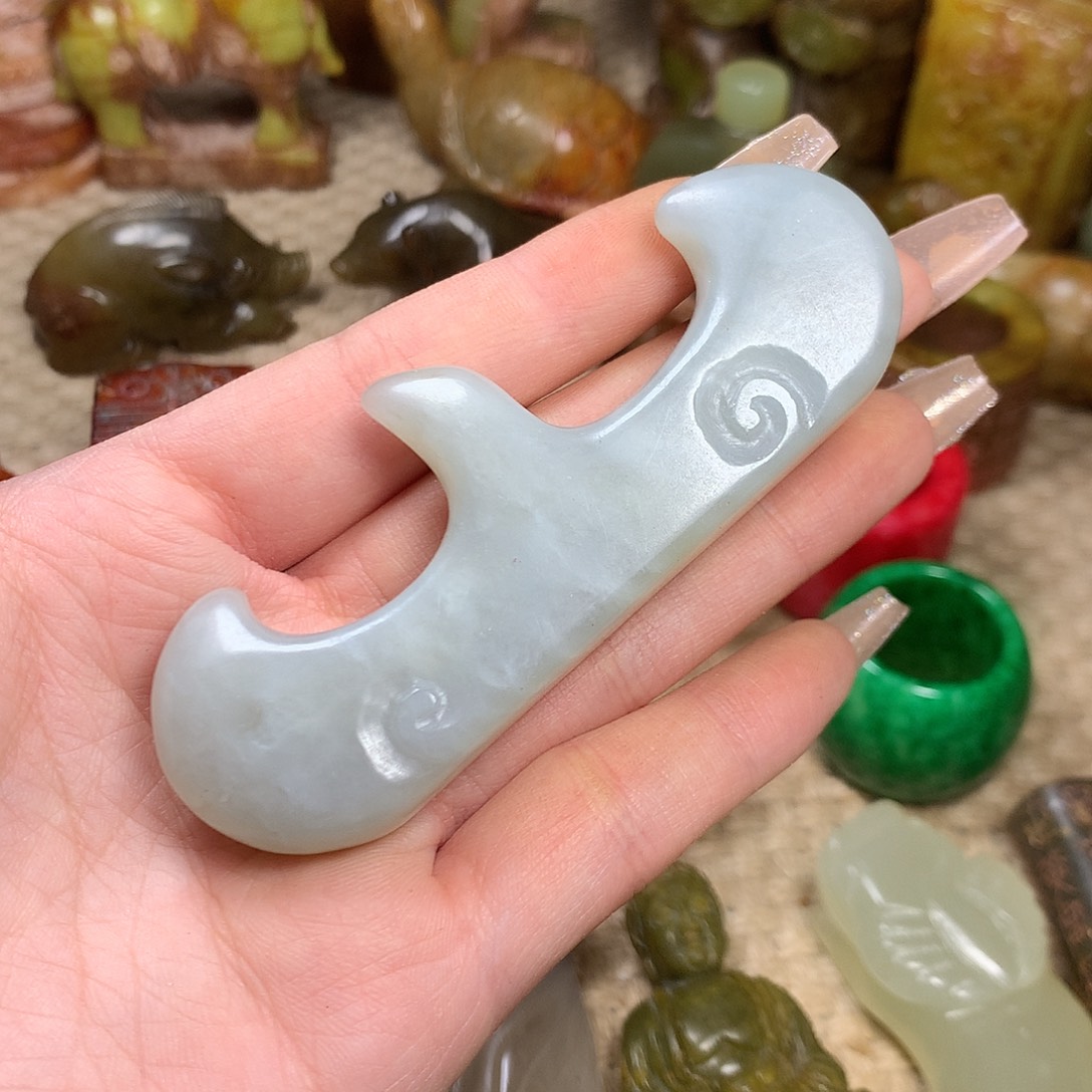 白玉菩提吊坠挂件