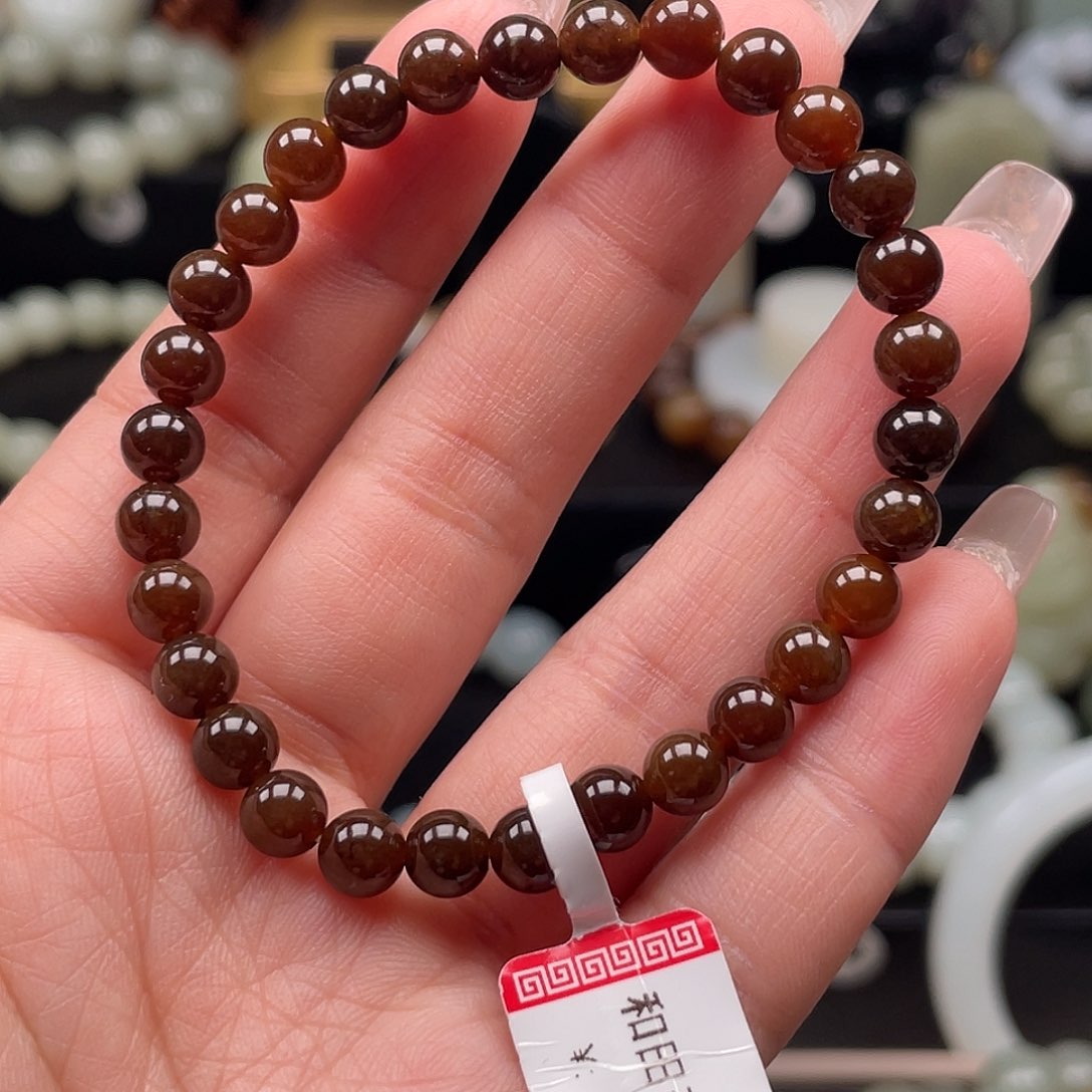 和田玉手串未镶嵌