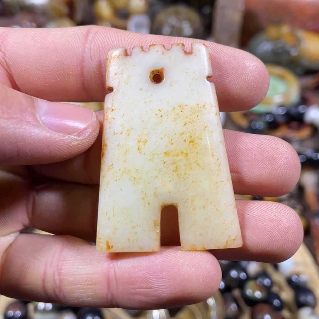 和田玉吊坠(不含链)未镶嵌